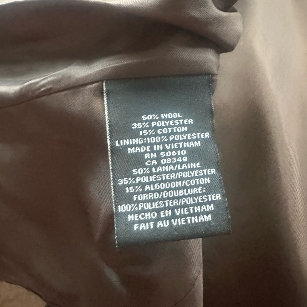 Nipon Boutique Bronze Metallic Tweed Skirt Suit Set Wool Blend Size 4 - Picture 11 of 11